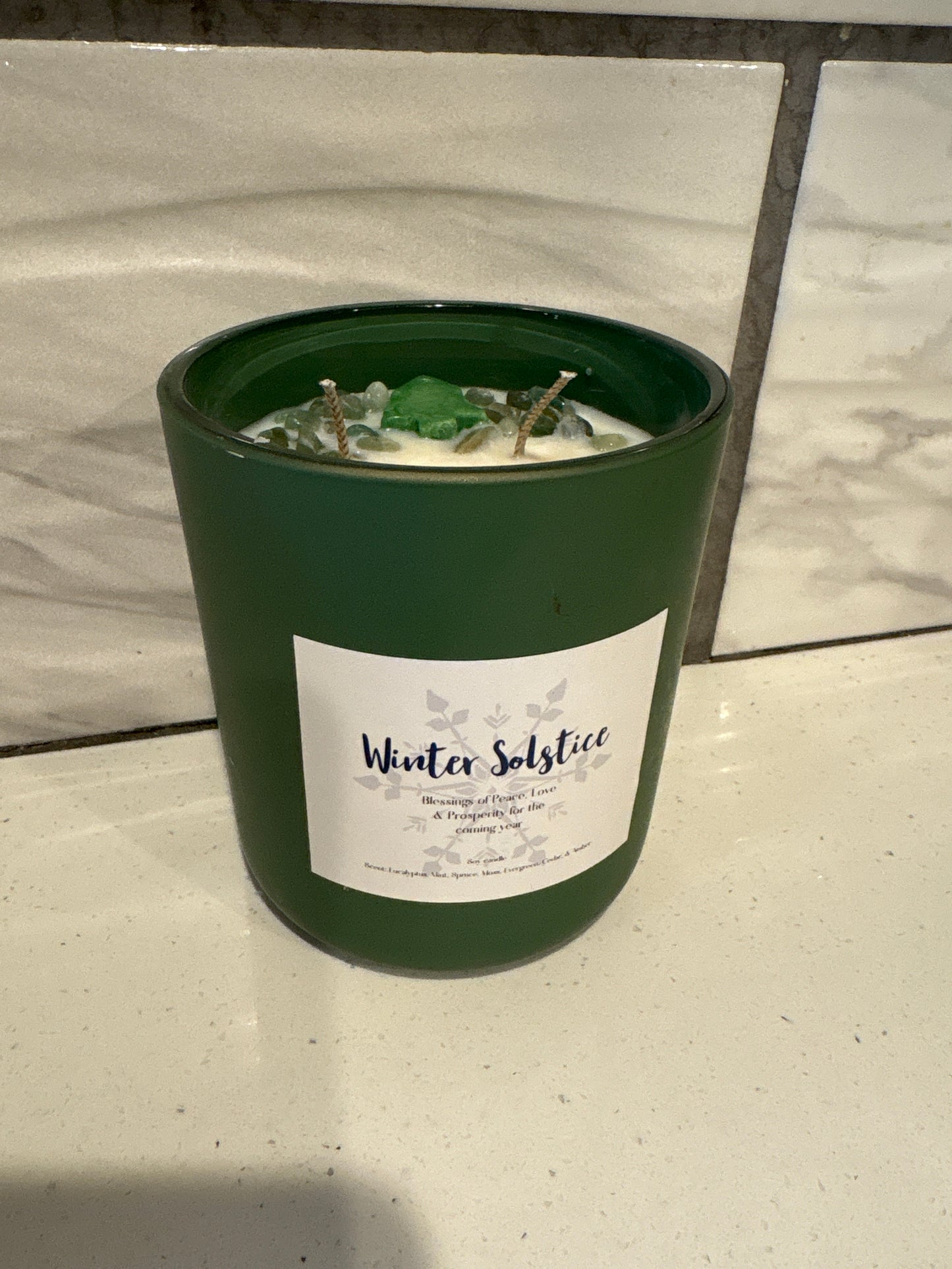 Winter Solstice Candle