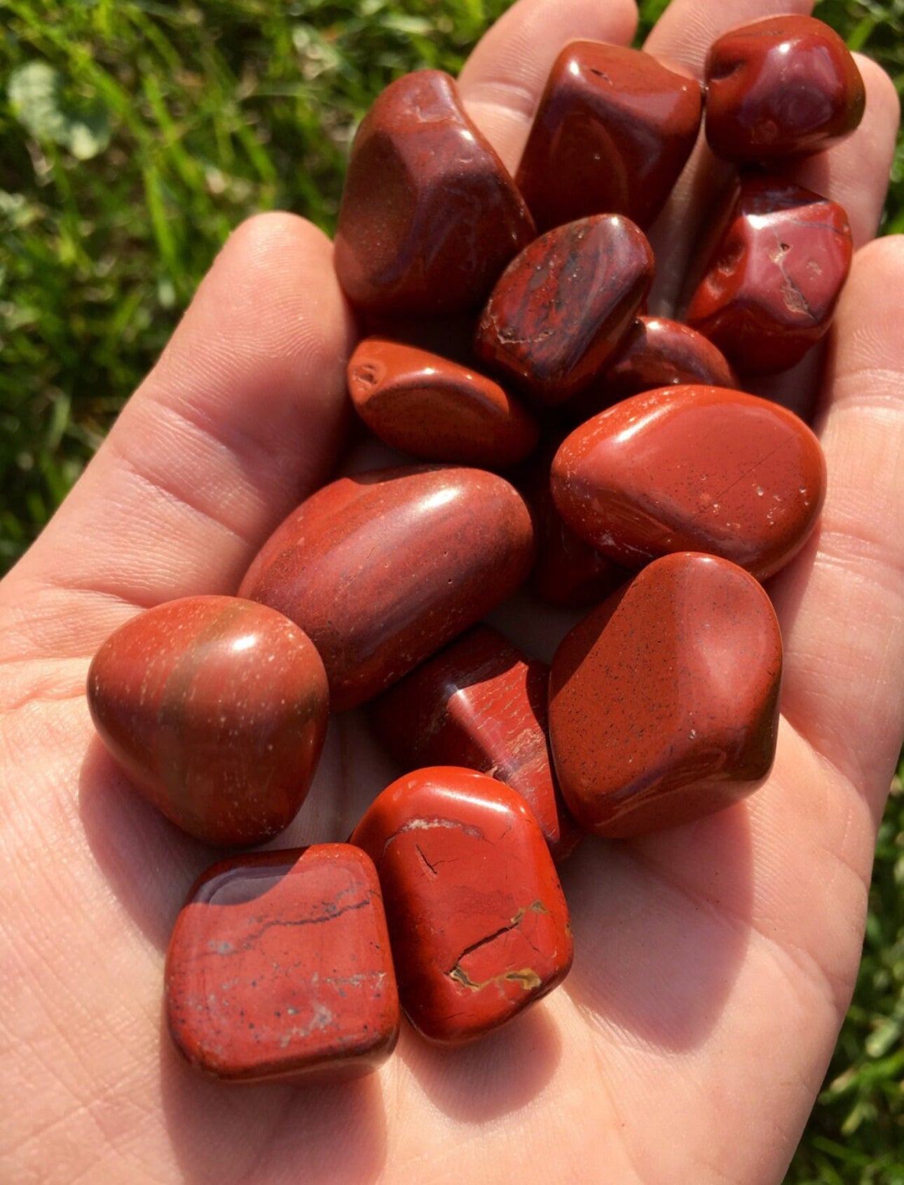 Red Jasper Tumbled