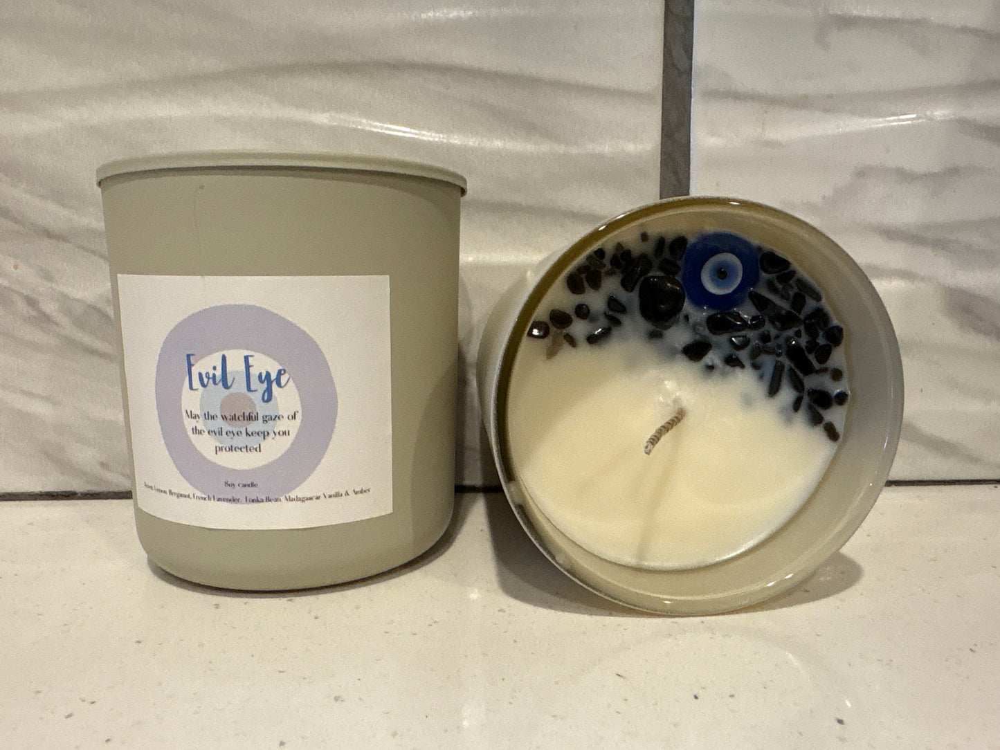 Evil Eye Candle