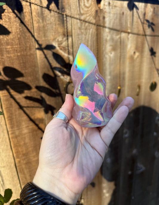 Aura Rose Quartz Flame