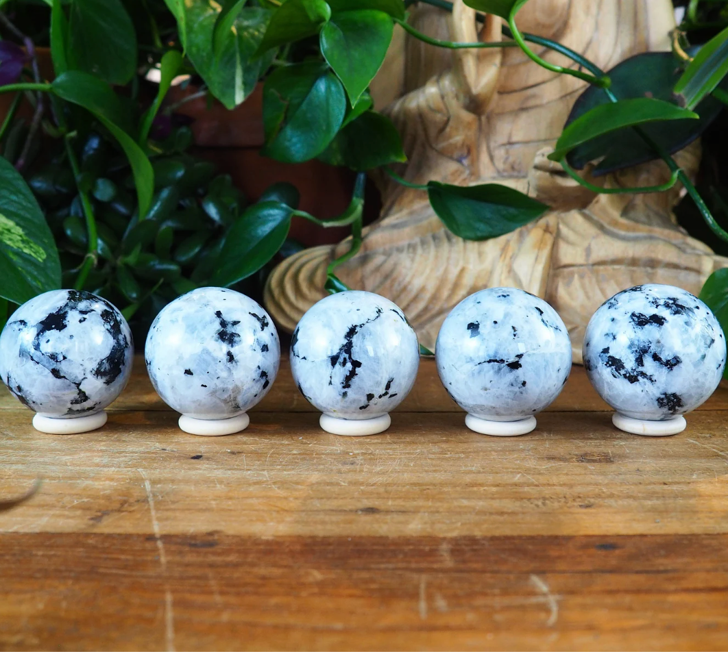 Rainbow Moonstone Sphere