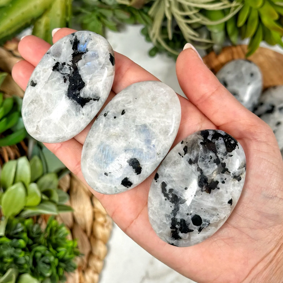 Rainbow Moonstone Palmstone