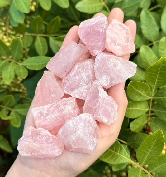 Raw Rose Quartz