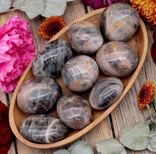 Black Moonstone Palmstone