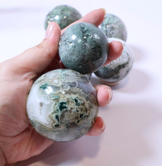 Moss Agate Sphere