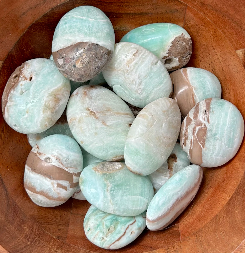 Caribbean Calcite Palmstone