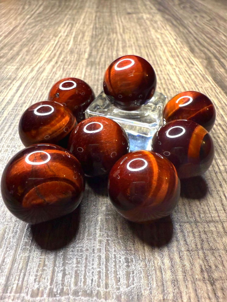 Red Tigers Eye Sphere