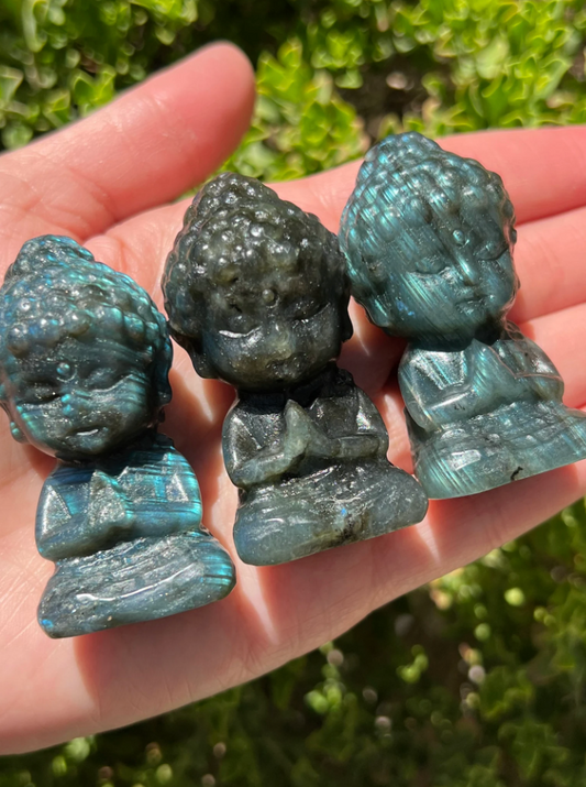 Labradorite Buddha