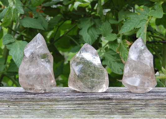Clear Quartz Flame