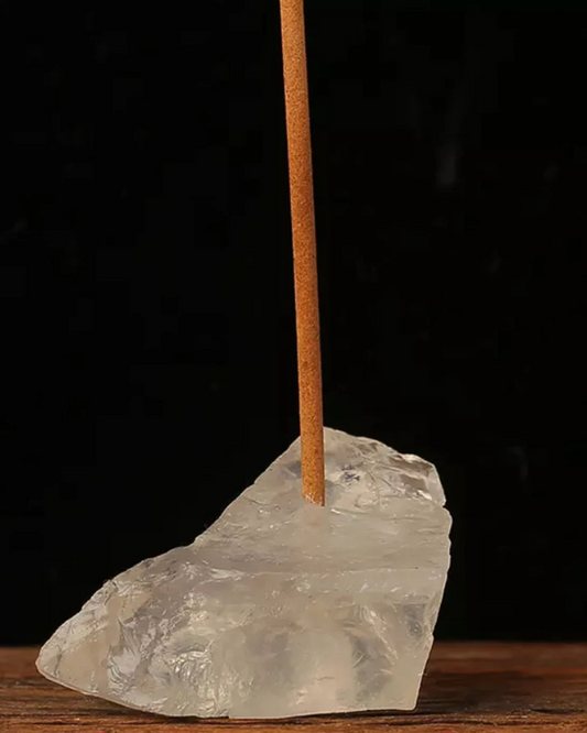 Clear Quartz Incense Holder